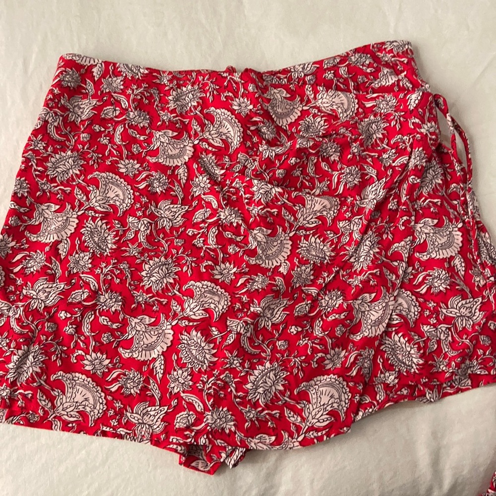 Zara print skort